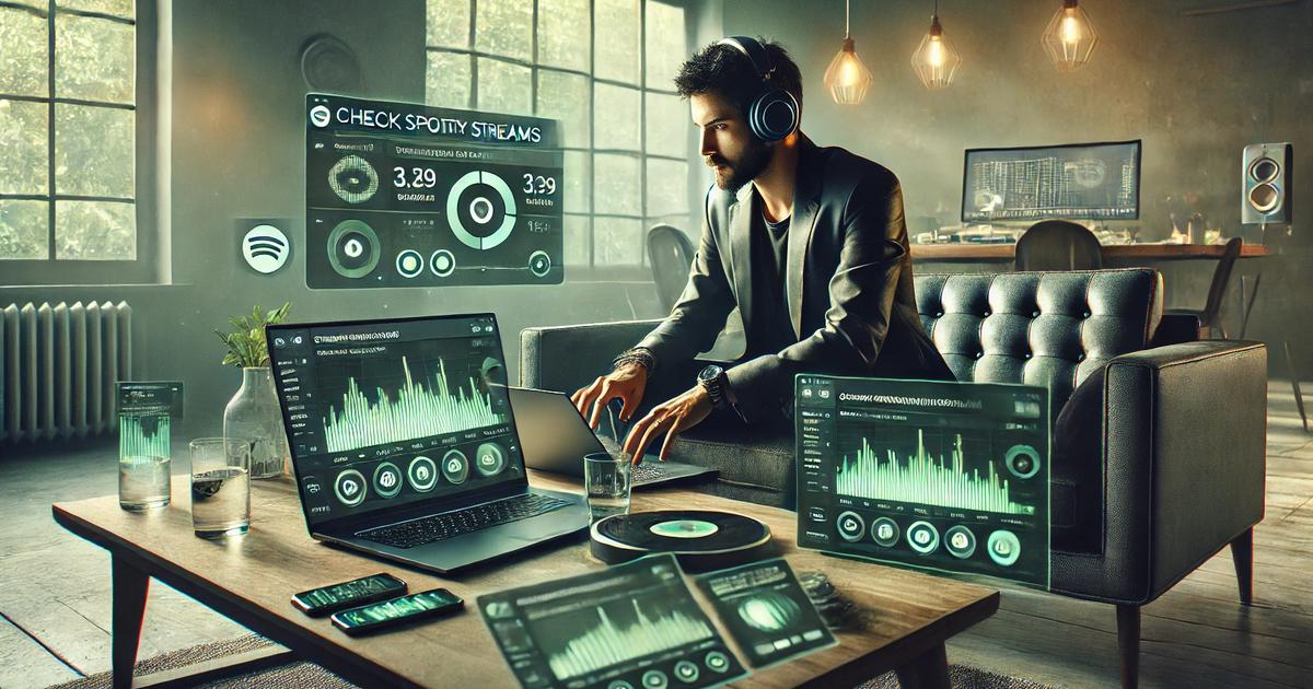 Check Spotify Streams Like a Music Pro