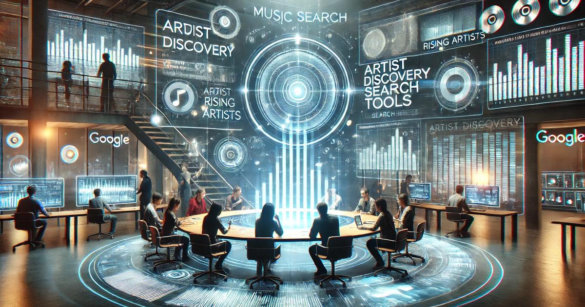 Google music search for finding rising artists fast