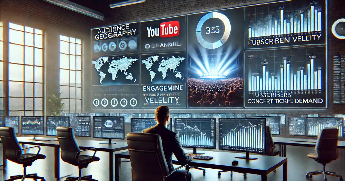 Online YouTube Analytics Tool for Booking Agents