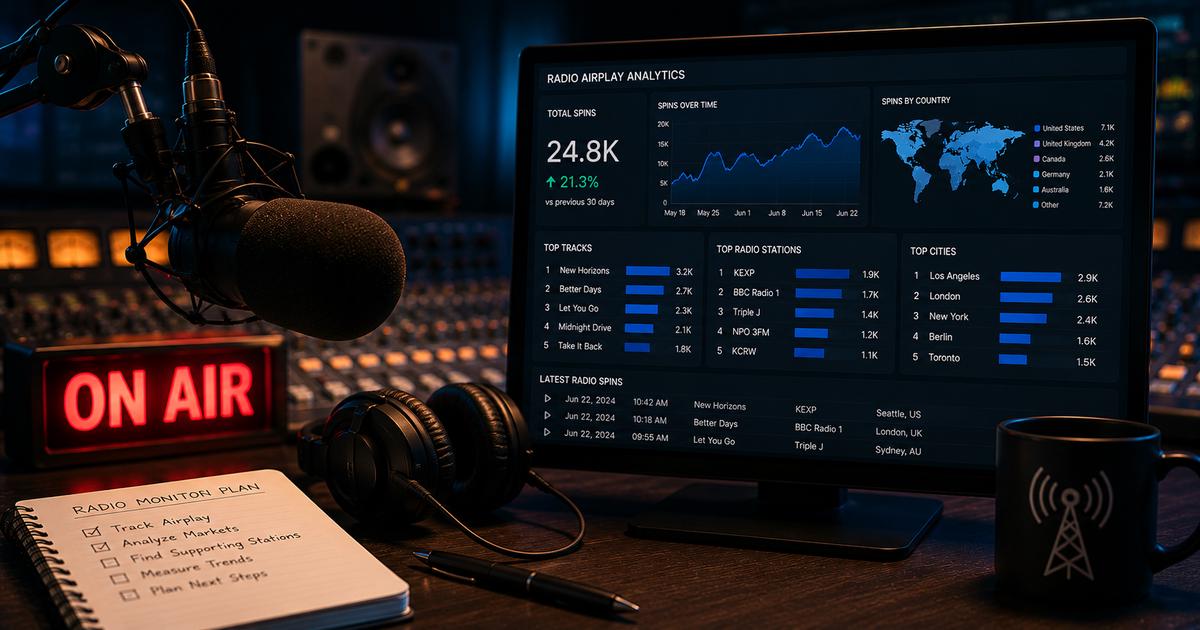 Radio Monitor for Artists: Track Your Airplay