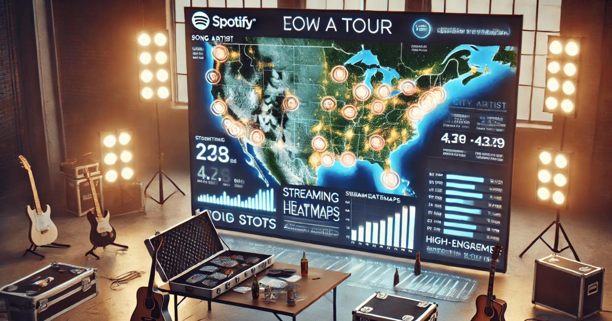 Song Stats on Spotify: Smarter Tour Planning