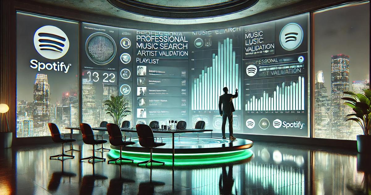 Spotify Music Search for A&R and Event Pros