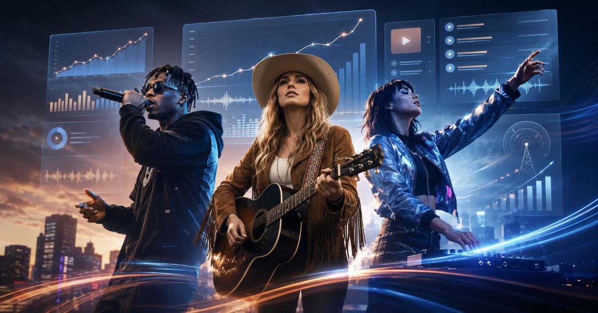 Which artists are building momentum beyond Spotify?